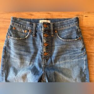 Madewell Vintage Straight Button Fly Size 27